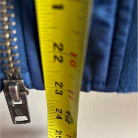 BeenTrill Mens Patch Bomber Jacket Blue Size XL - Picture 4 of 15